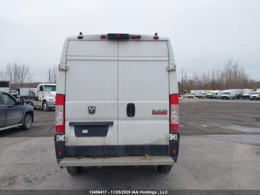 2019 Ram Promaster 3500 High Roof VIN: 3C6URVHG8KE537710 Lot: 12456417