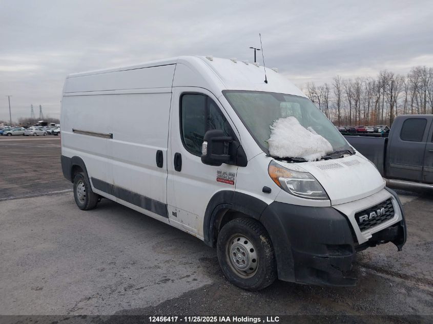 2019 Ram Promaster 3500 High Roof VIN: 3C6URVHG8KE537710 Lot: 12456417