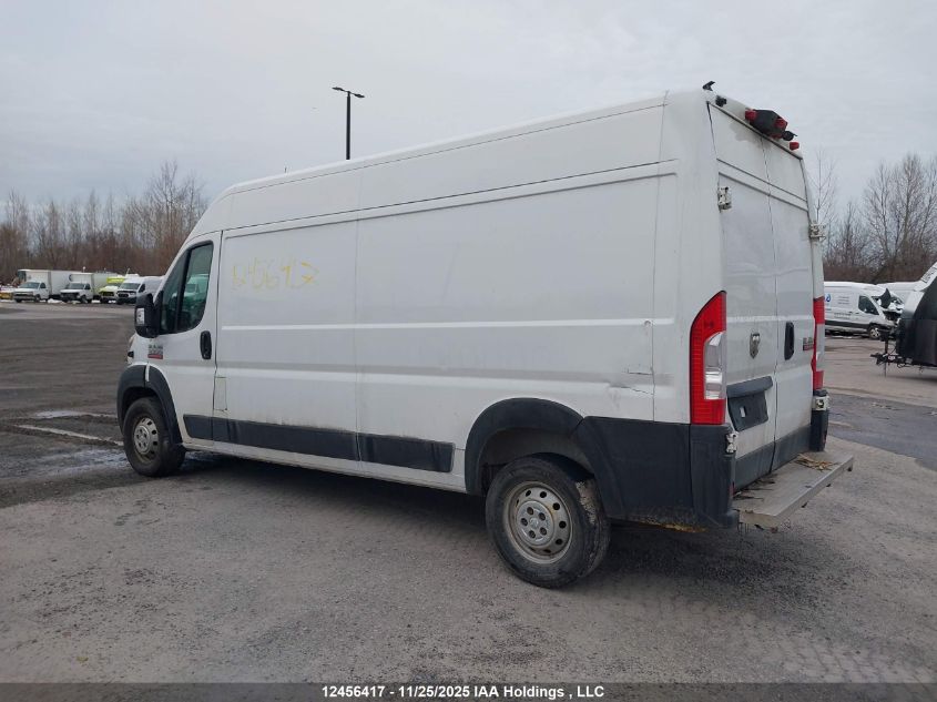 2019 Ram Promaster 3500 High Roof VIN: 3C6URVHG8KE537710 Lot: 12456417