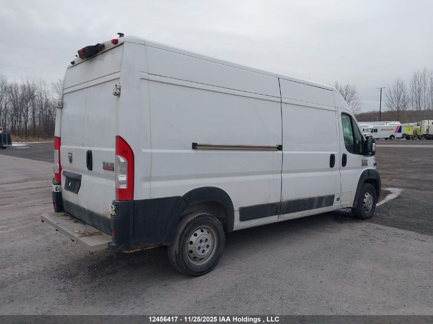 2019 Ram Promaster 3500 High Roof VIN: 3C6URVHG8KE537710 Lot: 12456417