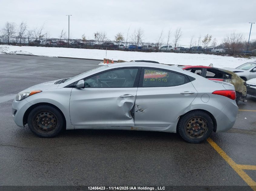 2013 Hyundai Elantra Gls/Limited VIN: 5NPDH4AE2DH269878 Lot: 12456423