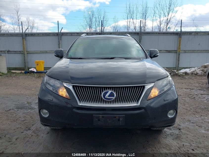 2011 Lexus Rx 450H VIN: JTJBC1BA3B2421551 Lot: 12456469
