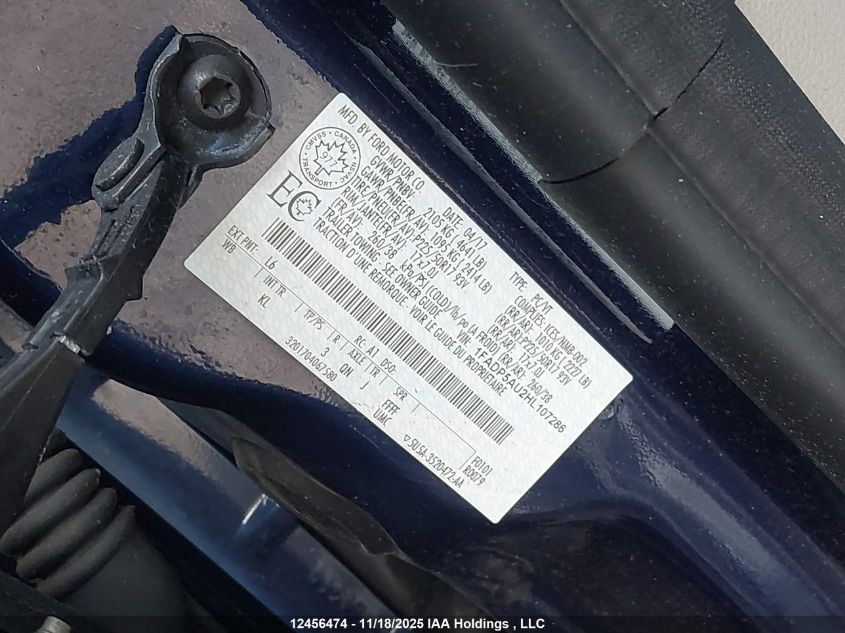 2017 Ford C-Max Se VIN: 1FADP5AU2HL107286 Lot: 12456474