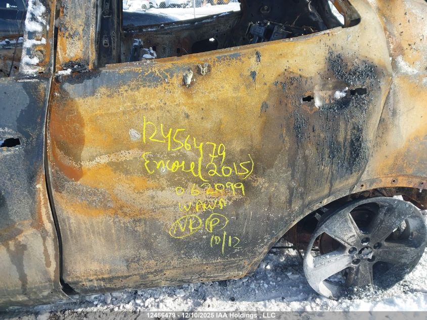 2015 Buick Encore Leather VIN: KL4CJGSB0FB062099 Lot: 12456479