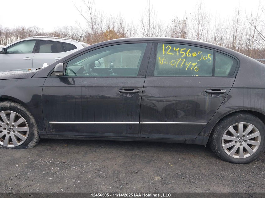 2010 Volkswagen Passat 2.0T VIN: WVWAK9AN7AE077496 Lot: 12456505