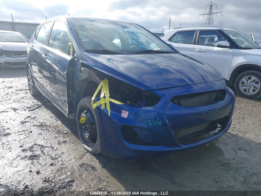 2016 Hyundai Accent VIN: KMHCT5AE1GU270347 Lot: 12456510