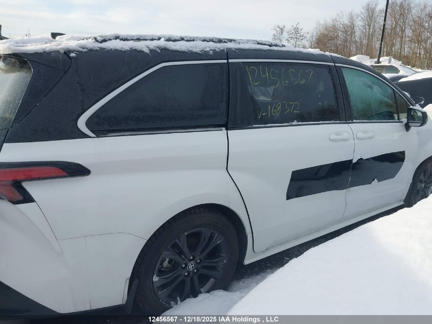 2023 Toyota Sienna VIN: 5TDGRKECXPS169372 Lot: 12456567