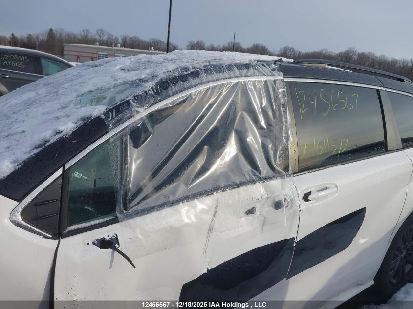 2023 Toyota Sienna VIN: 5TDGRKECXPS169372 Lot: 12456567