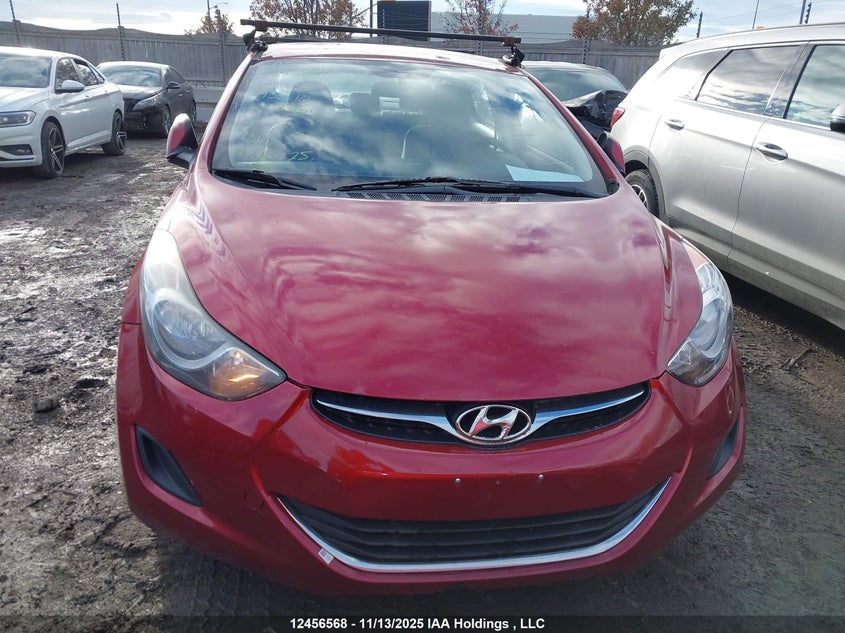 2012 Hyundai Elantra Gl VIN: 5NPDH4AE1CH135510 Lot: 12456568