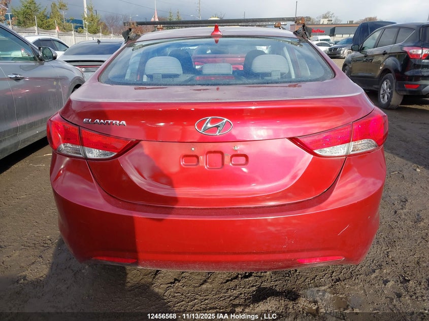 2012 Hyundai Elantra Gl VIN: 5NPDH4AE1CH135510 Lot: 12456568