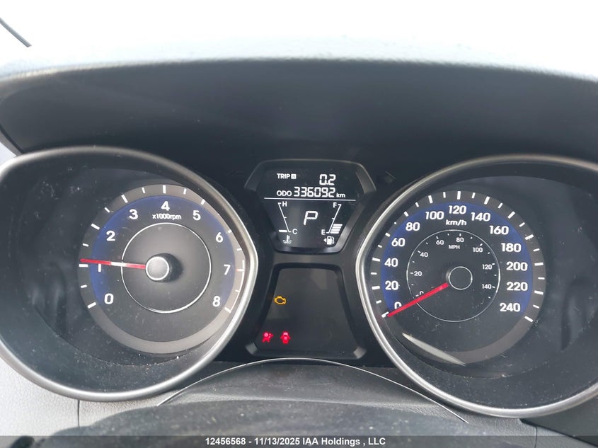 2012 Hyundai Elantra Gl VIN: 5NPDH4AE1CH135510 Lot: 12456568