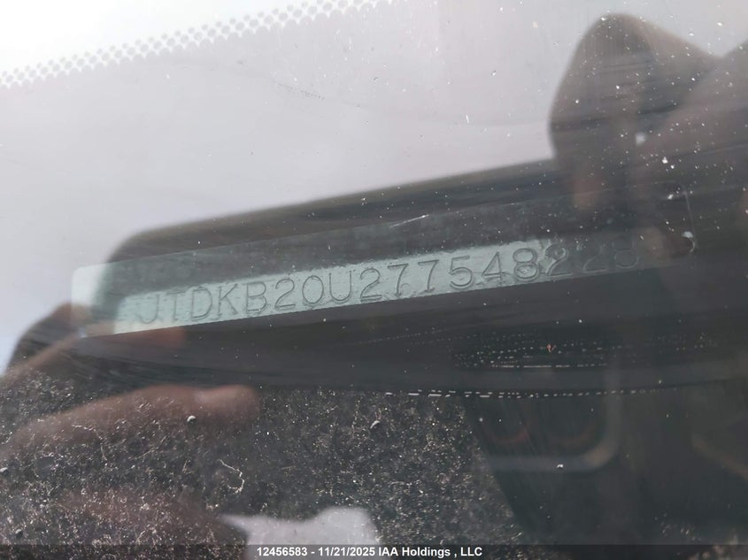 2007 Toyota Prius VIN: JTDKB20U277548228 Lot: 12456583