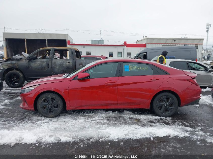 2023 Hyundai Elantra Preferred Ivt With Tech Package VIN: KMHLM4AG7PU490617 Lot: 12456664