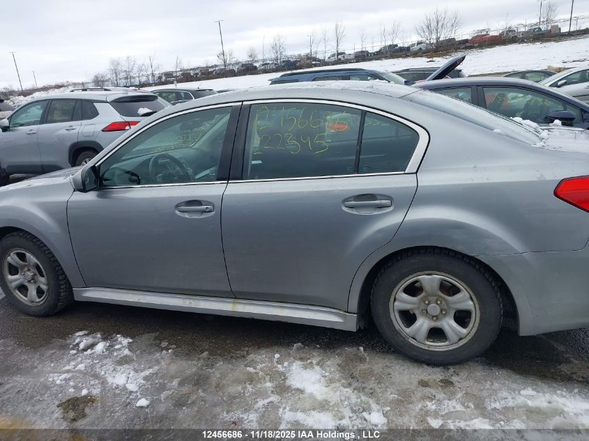 2011 Subaru Legacy 2.5I Premium VIN: 4S3BMGB61B3222345 Lot: 12456686