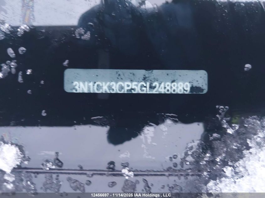 2016 Nissan Micra VIN: 3N1CK3CP5GL248889 Lot: 12456697