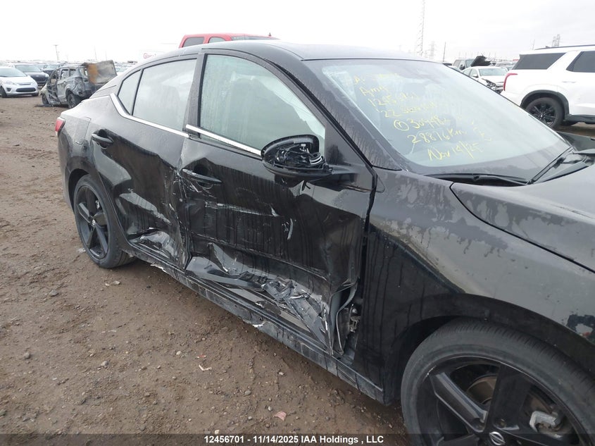 2022 Nissan Sentra Sr VIN: 3N1AB8DV5NY309482 Lot: 12456701