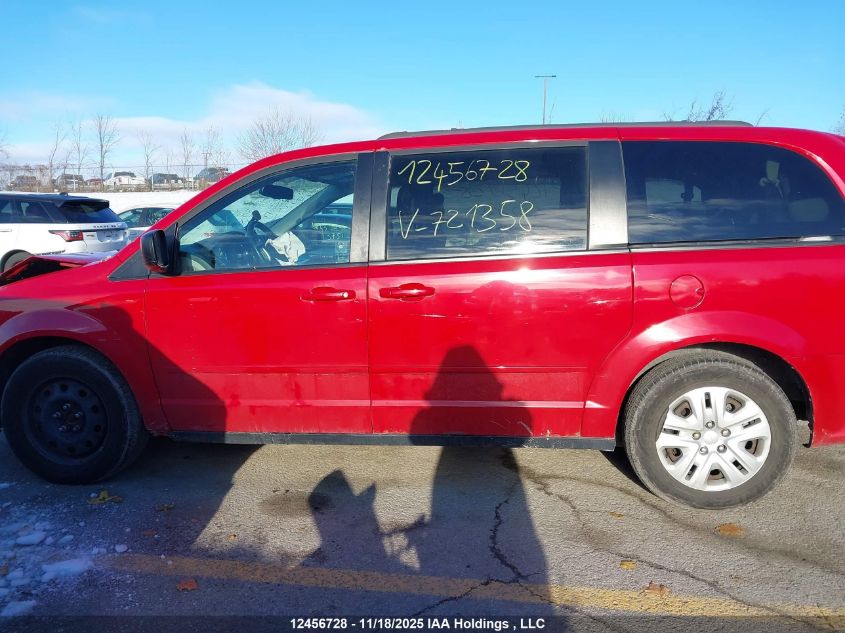 2015 Dodge Grand Caravan Se VIN: 2C4RDGBG1FR721358 Lot: 12456728