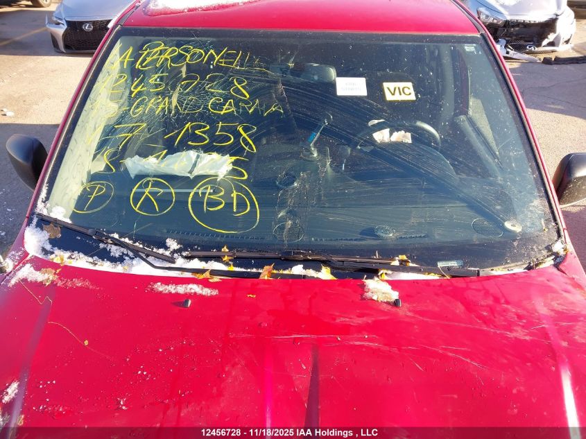 2015 Dodge Grand Caravan Se VIN: 2C4RDGBG1FR721358 Lot: 12456728