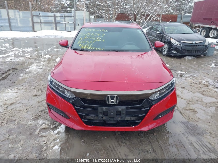 2018 Honda Accord Sport VIN: 1HGCV1F39JA804381 Lot: 12456753
