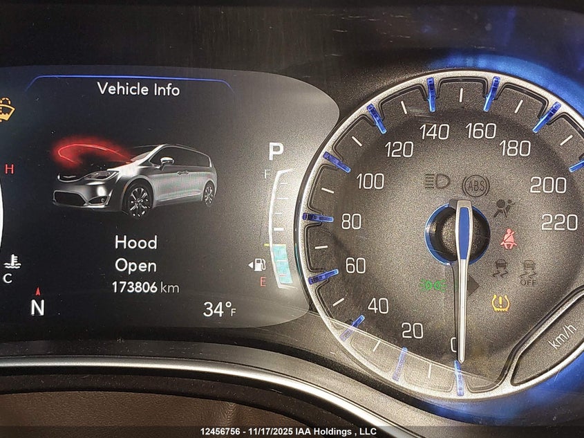 2017 Chrysler Pacifica VIN: 2C4RC1EGXHR591739 Lot: 12456756