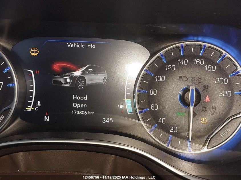 2017 Chrysler Pacifica VIN: 2C4RC1EGXHR591739 Lot: 12456756