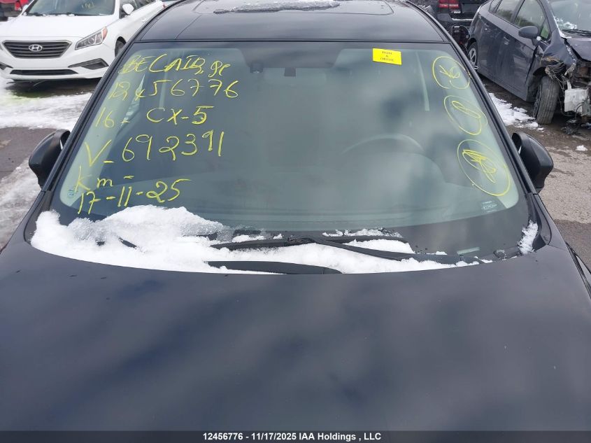 2016 Mazda Cx-5 VIN: JM3KE2CY1G0692391 Lot: 12456776