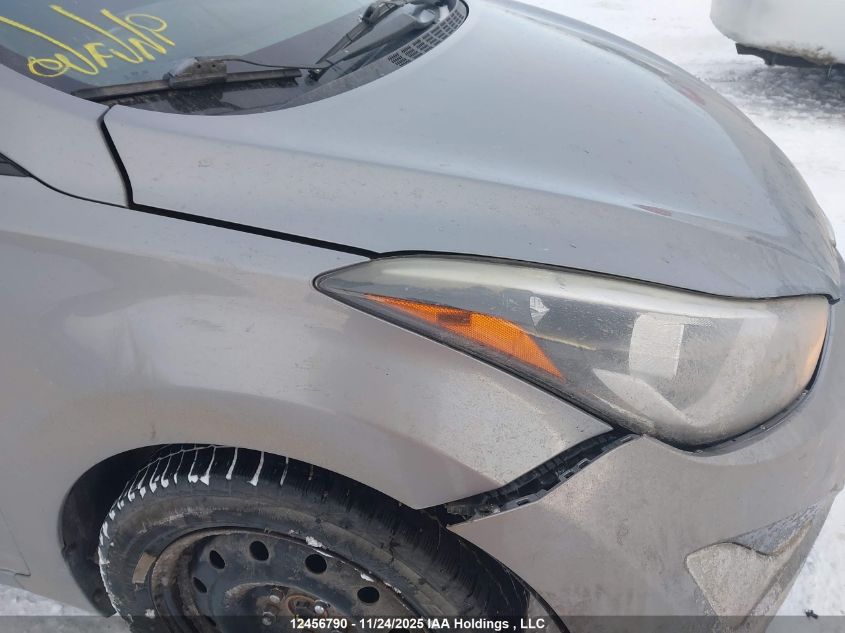 2016 Hyundai Elantra Sport Appearance VIN: KMHDH4AEXGU498847 Lot: 12456790