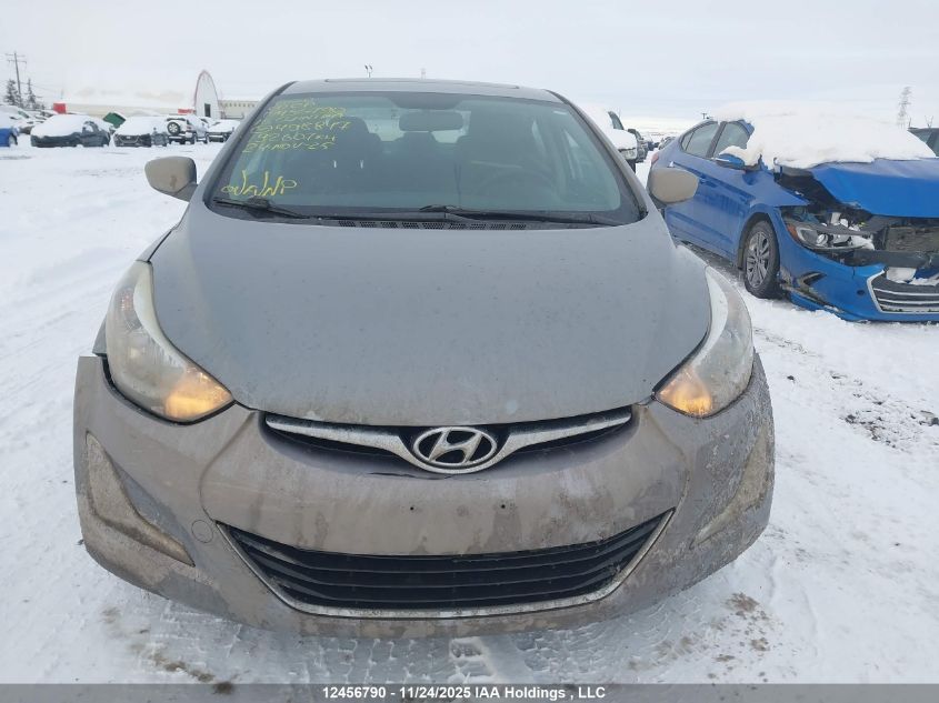 2016 Hyundai Elantra Sport Appearance VIN: KMHDH4AEXGU498847 Lot: 12456790