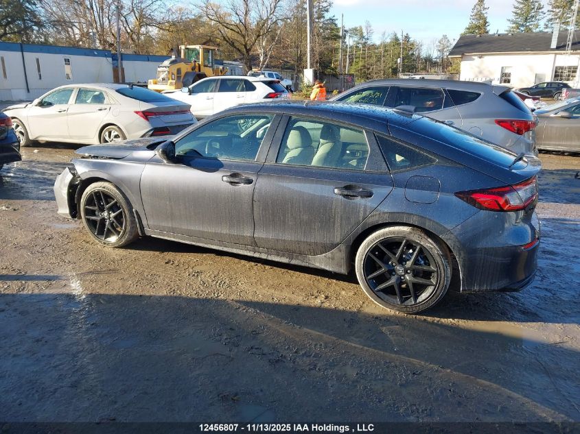 2026 Honda Civic Sport VIN: JHMFL4H8XTX800091 Lot: 12456807