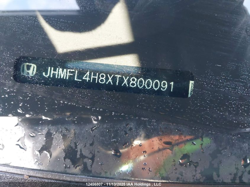 2026 Honda Civic Sport VIN: JHMFL4H8XTX800091 Lot: 12456807