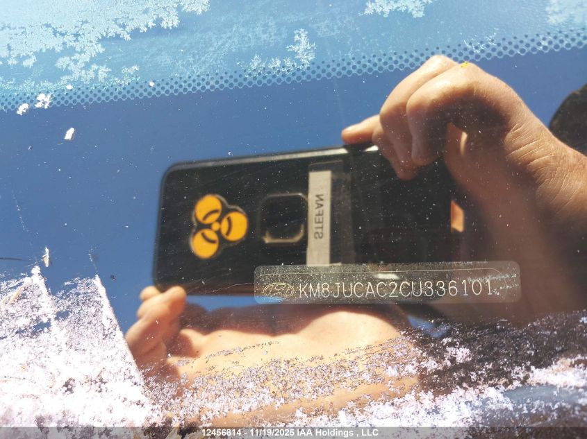 2012 Hyundai Tucson Gls VIN: KM8JUCAC2CU336101 Lot: 12456814