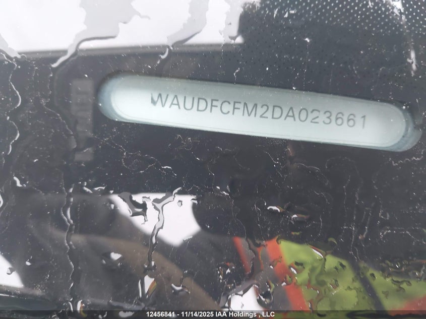 2013 Audi A3 Premium VIN: WAUDFCFM2DA023661 Lot: 12456841