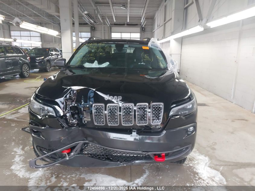 2020 Jeep Cherokee Trailhawk VIN: 1C4PJMBX6LD654625 Lot: 12456898