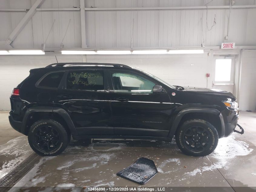 2020 Jeep Cherokee Trailhawk VIN: 1C4PJMBX6LD654625 Lot: 12456898