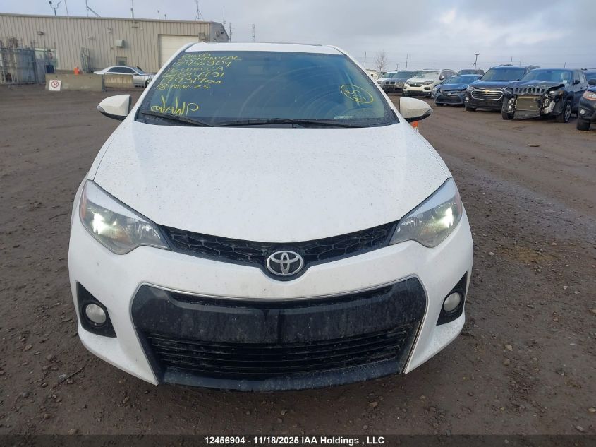 2016 Toyota Corolla S VIN: 2T1BURHE7GC644791 Lot: 12456904