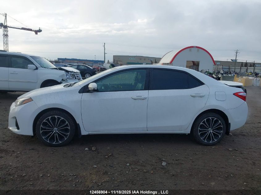 2016 Toyota Corolla S VIN: 2T1BURHE7GC644791 Lot: 12456904