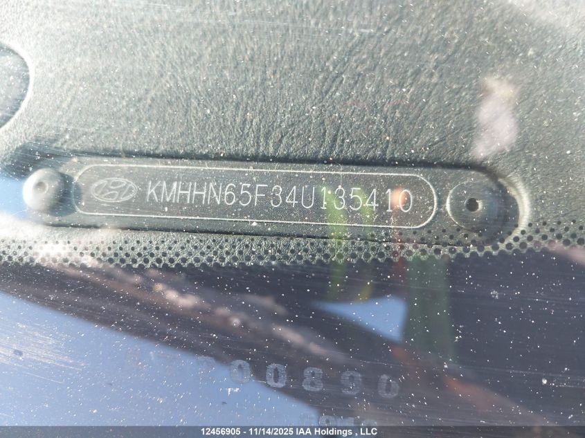 2004 Hyundai Tiburon Gt VIN: KMHHN65F34U135410 Lot: 12456905