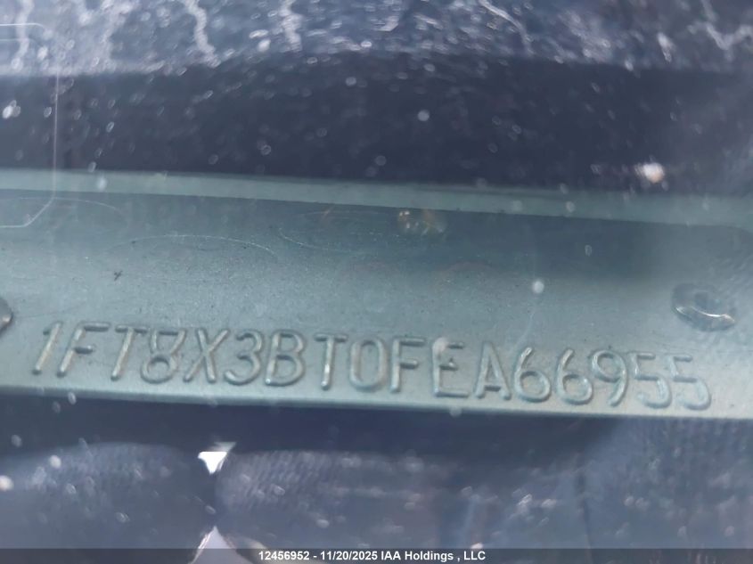 2015 Ford F350 Super Duty VIN: 1FT8X3BT0FEA66955 Lot: 12456952