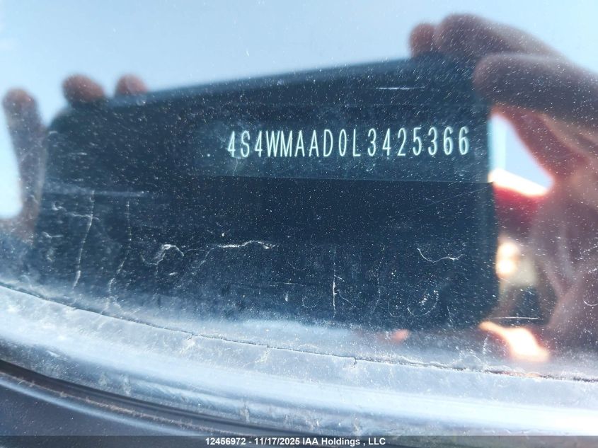 2020 Subaru Ascent VIN: 4S4WMAAD0L3425366 Lot: 12456972
