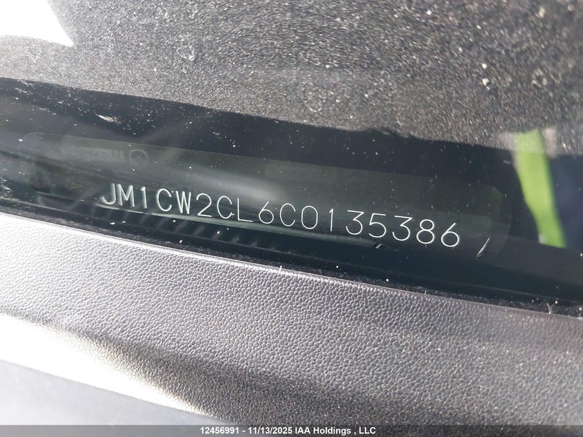 2012 Mazda Mazda5 Gs VIN: JM1CW2CL6C0135386 Lot: 12456991