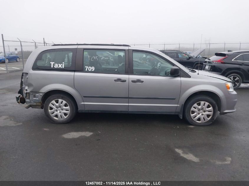 2016 Dodge Grand Caravan Se VIN: 2C4RDGBGXGR123822 Lot: 12457002