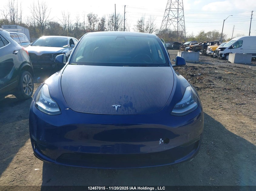 2021 Tesla Model Y Long Range VIN: 5YJYGDEE7MF080589 Lot: 12457015
