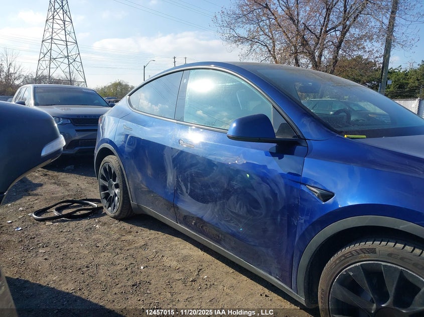 2021 Tesla Model Y Long Range VIN: 5YJYGDEE7MF080589 Lot: 12457015