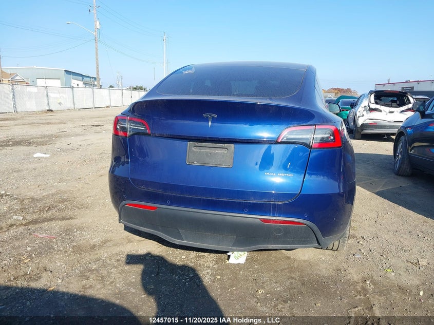 2021 Tesla Model Y Long Range VIN: 5YJYGDEE7MF080589 Lot: 12457015