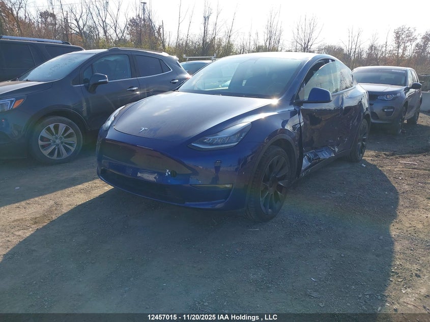 5YJYGDEE7MF080589 2021 TESLA MODEL Y photo no. 2