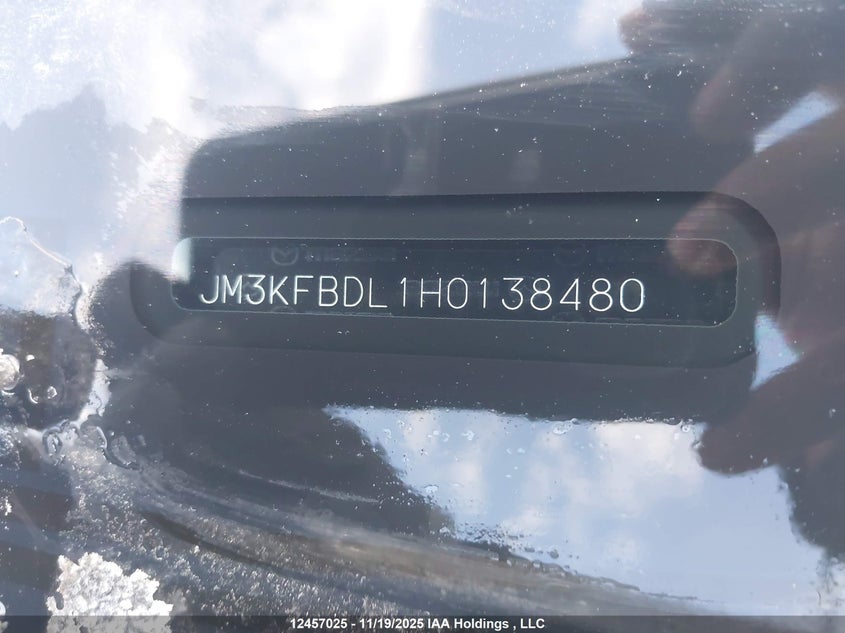 2017 Mazda Cx -5 Gt 4Dr Awd VIN: JM3KFBDL1H0138480 Lot: 12457025