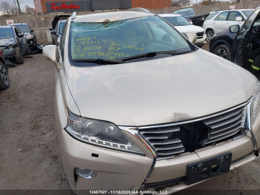 2014 Lexus Rx 350/Base/F Sport VIN: 2T2BK1BA6EC249183 Lot: 12457027