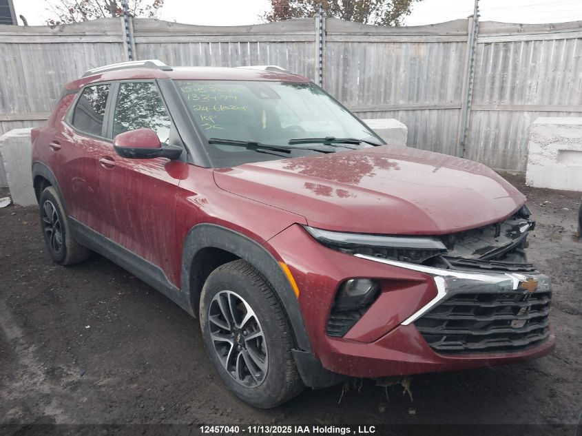 2024 Chevrolet Trailblazer Lt VIN: KL79MRSL8RB133479 Lot: 12457040