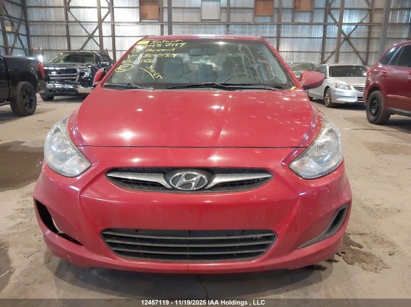 2013 Hyundai Accent VIN: KMHCT4AE2DU380054 Lot: 12457119