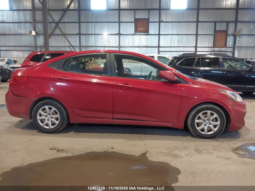 2013 Hyundai Accent VIN: KMHCT4AE2DU380054 Lot: 12457119